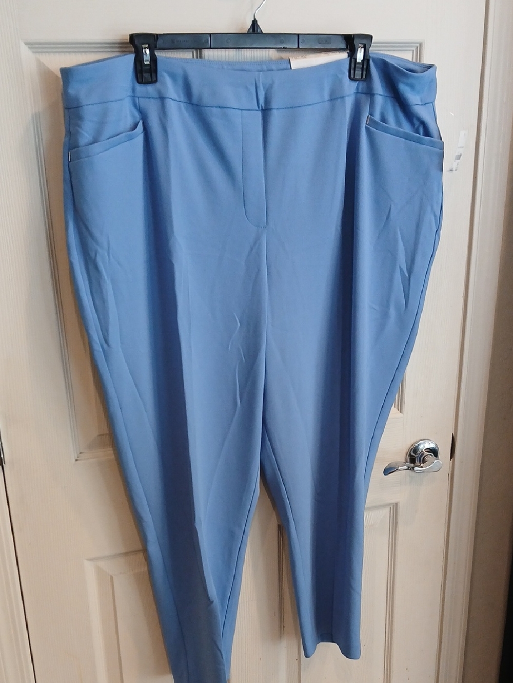 Cato Light Blue Pull-On Dress Trousers
